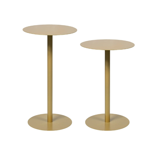 Conjunto Mesinhas de Apoio Redondas Jasmim