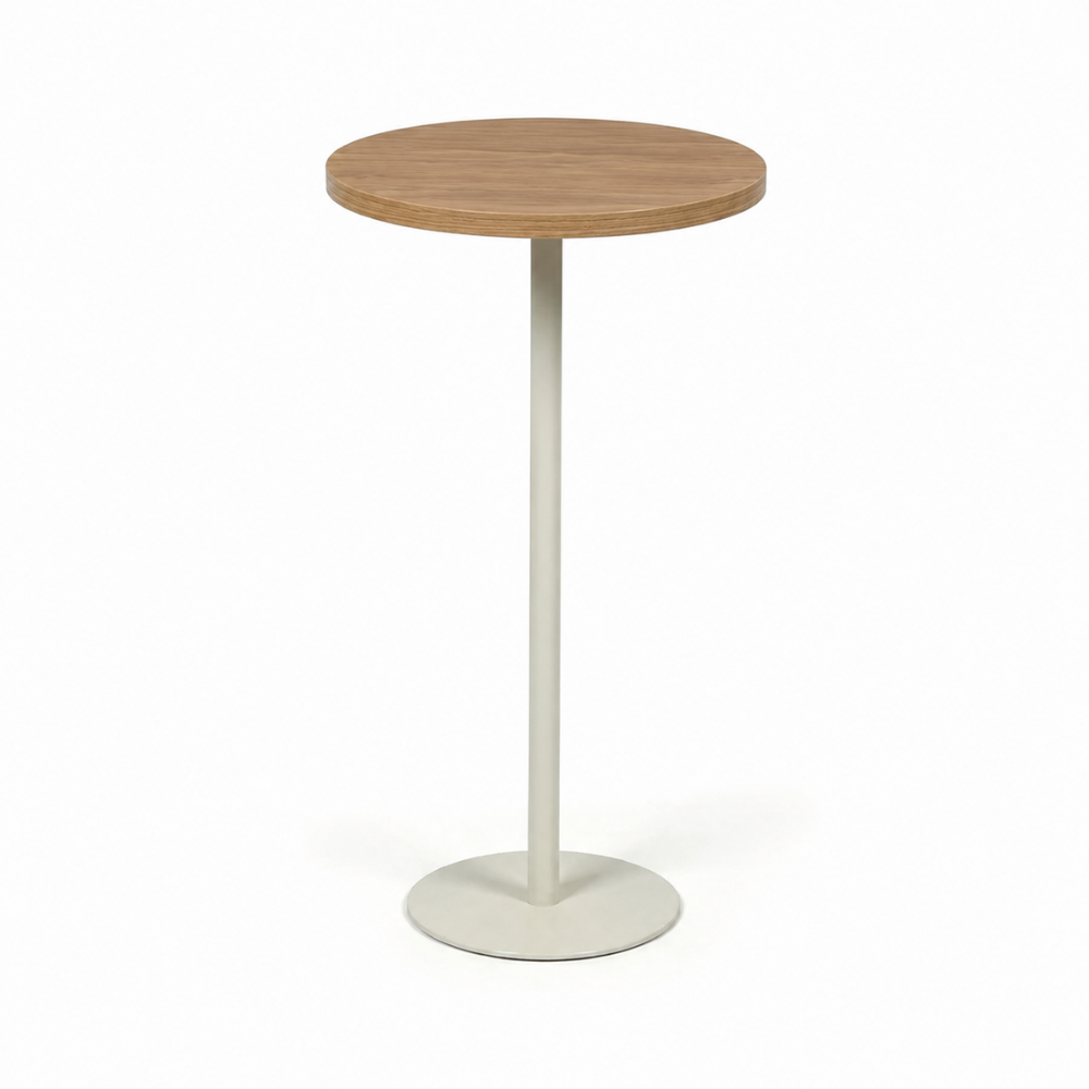 Mesa Lateral Redonda Baixa Mdf