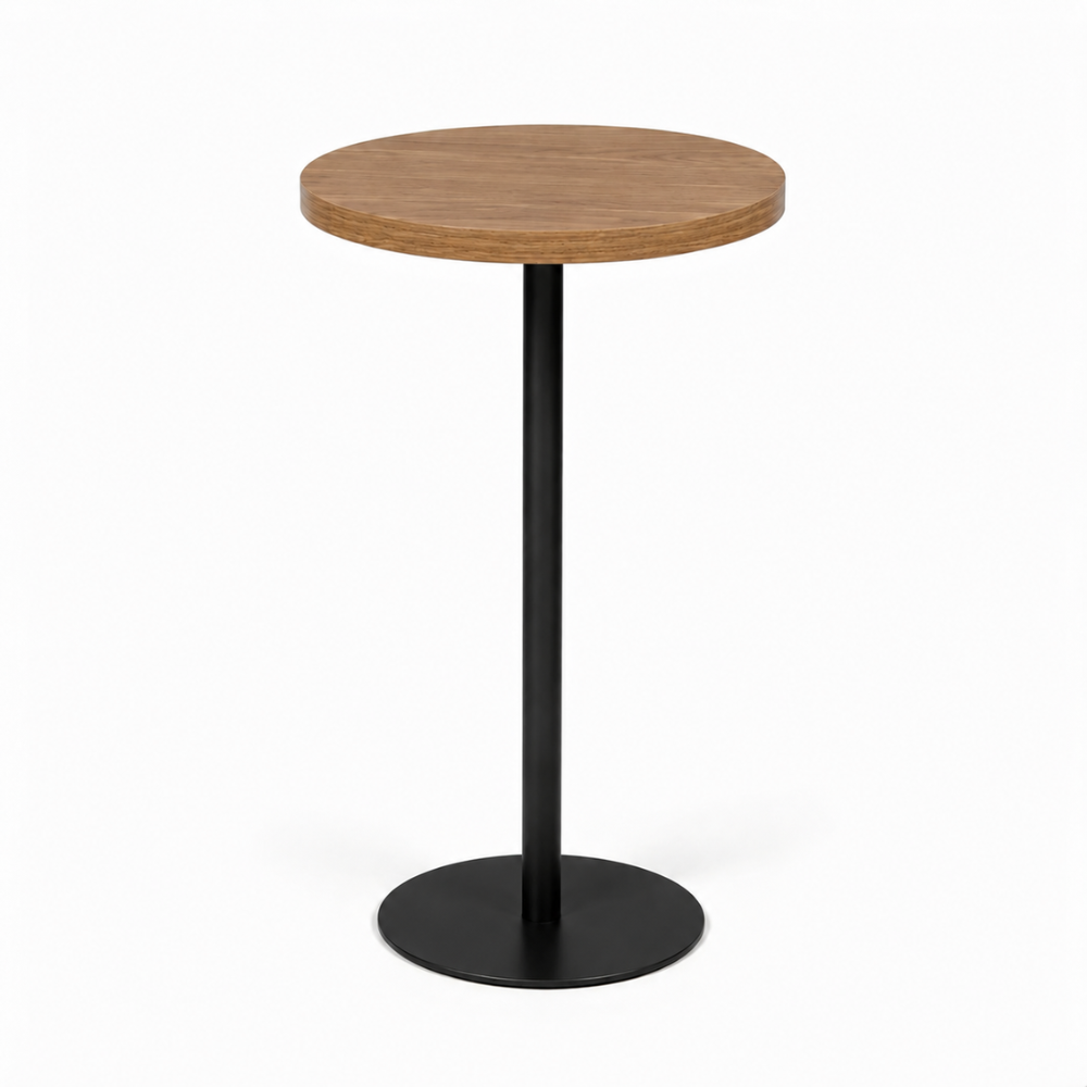Mesa Lateral Redonda Baixa Mdf