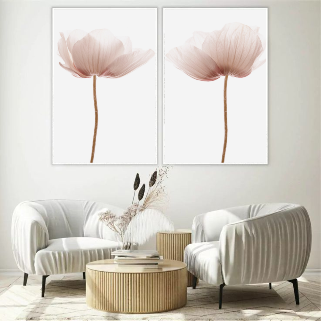 Quadro Flores e Folhas 04S