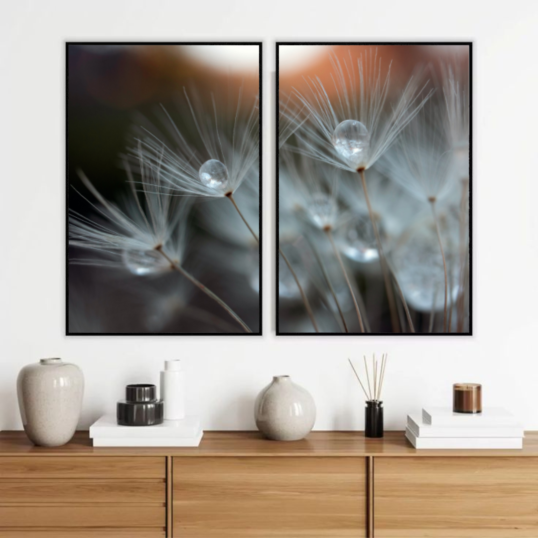 Quadro Flores e Folhas U104