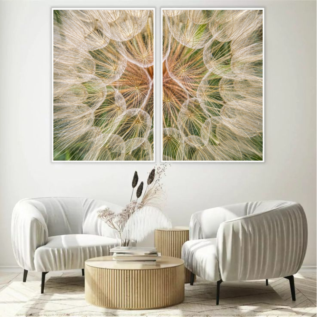 Quadro Flores e Folhas U133