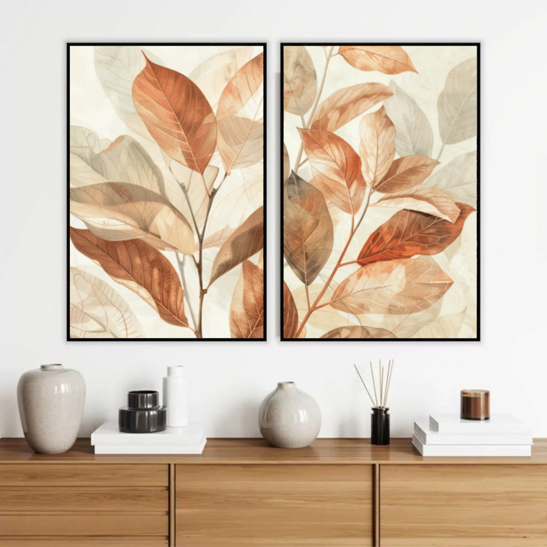 Quadro Flores e Folhas 32M