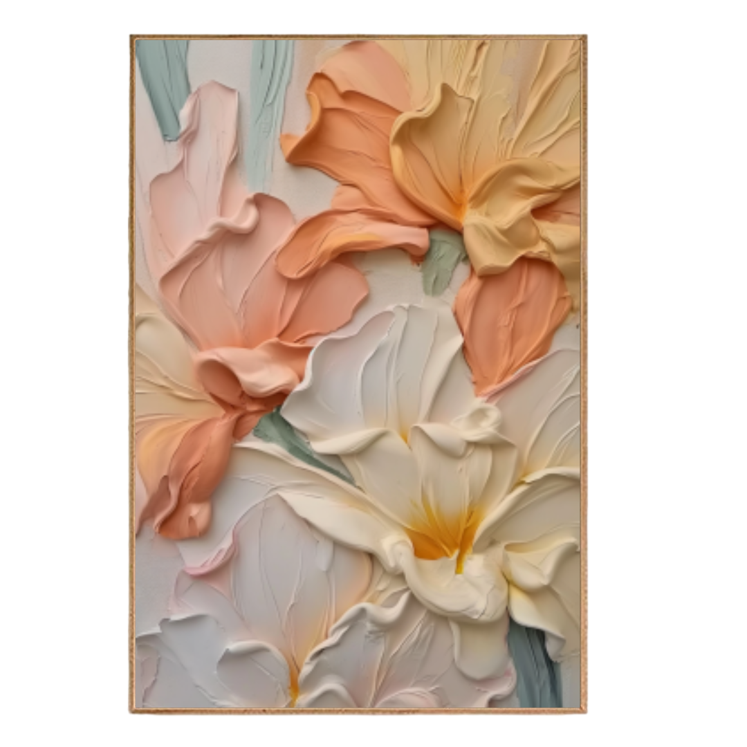 Quadro Flores e Folhas 200