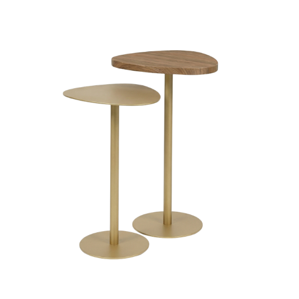 Conjunto Mesas Laterais Orgânicas Mdf