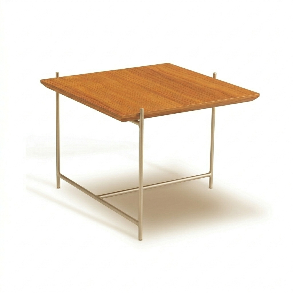 Mesinha de Apoio Quadrada Baixa Malva