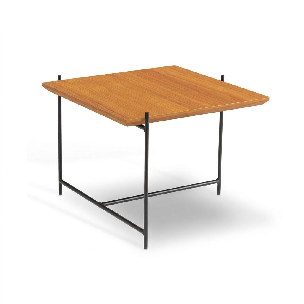 Mesinha de Apoio Quadrada Baixa Malva